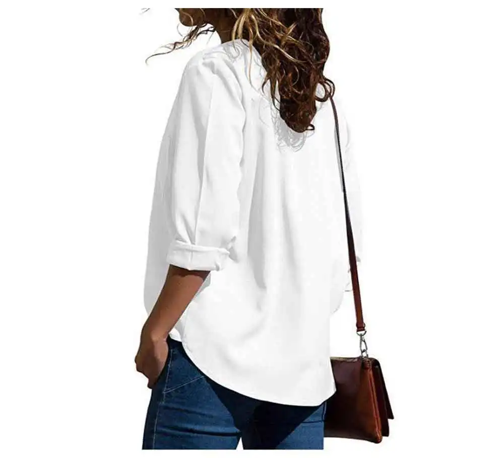 Women Summer Blouses Long Sleeve Shirt Chiffon Blouse Shirt Casual Tops Blusas Femininas Plus Size 2019 Fashion Ladies (3)