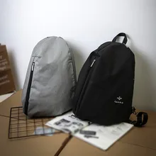 Мужская большая студенческий рюкзак на молнии для отдыха, складная сумка на плечо, сумка для путешествий