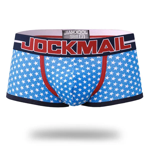 JOCKMAIL, брендовые боксеры, мужское нижнее белье, дышащий хлопок, модные сексуальные боксеры, шорты для мужчин, cueca, боксеры, calzoncillos hombre, боксеры marca