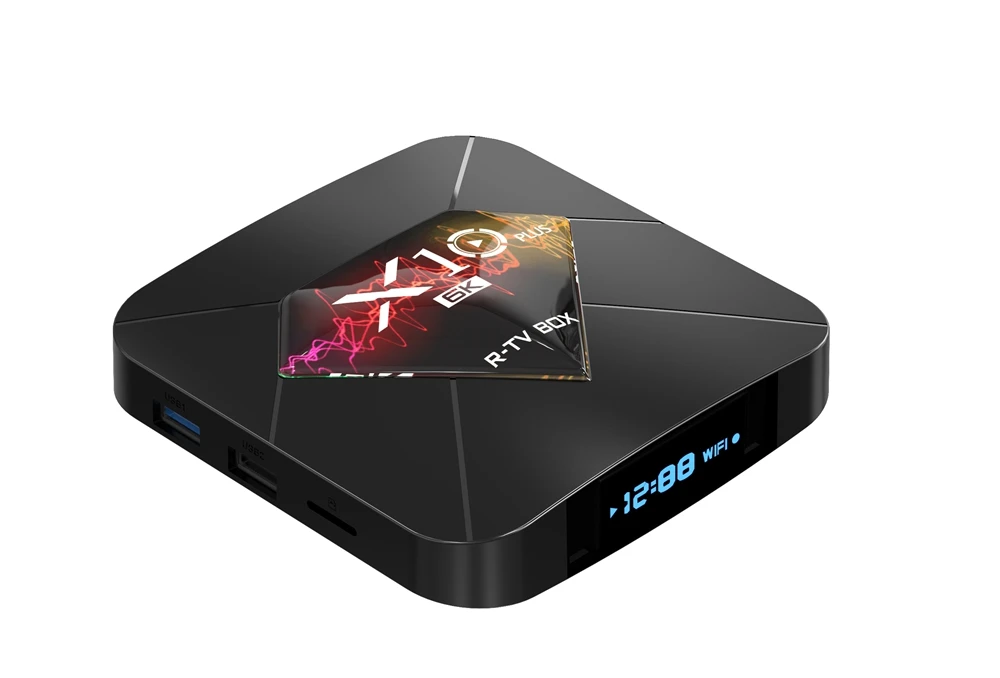 6K tv Box X10 Plus Android 9,0 Allwinner H6 Четырехъядерный 4 ГБ 32 ГБ 64 Гб 2,4G WiFi USB3.0 Поддержка 6K* 4K H.265 Смарт медиаплеер