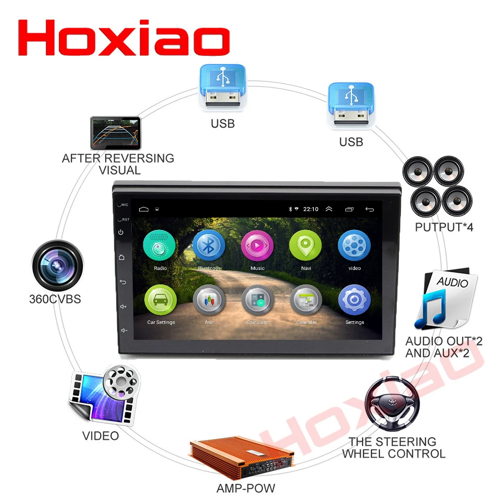 hoxiao магнитола 2 din android 10 инструкция на русском