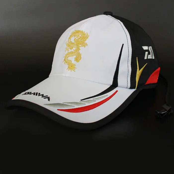 2016 new Chinese style dragon DAIWA fishing sun hat sun hat fishing hat brim length water repellent