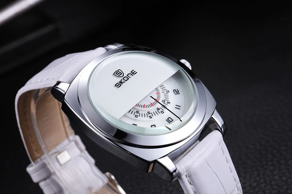 Новинка 2018 года SKONE бренд точные Уникальный специальный дизайн Военная Униформа кожа час мужские и женские спортивные часы модные часы Relogios