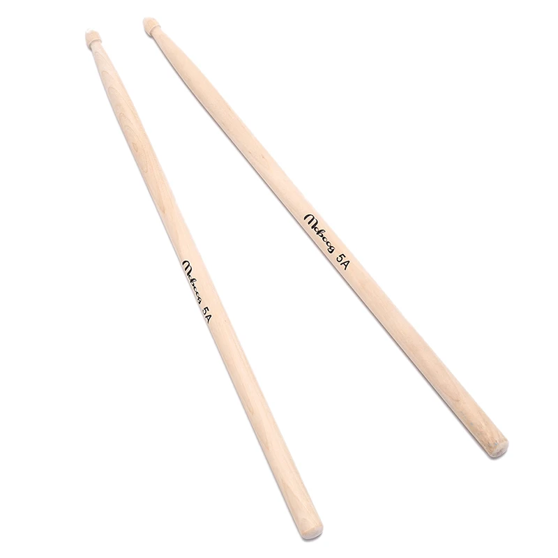 1 пара прочный клен 5А Размер клен барабанные палочки из дерева палка для барабана легкие деревянные цветовой барабан палочки музыкальные искусство