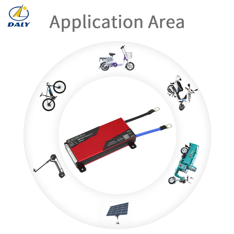 Daly 14s 48v батарея pcm bms 200a e-bike литий-ионная система управления батареей с балансом для системы солнечной энергии литиевая батарея