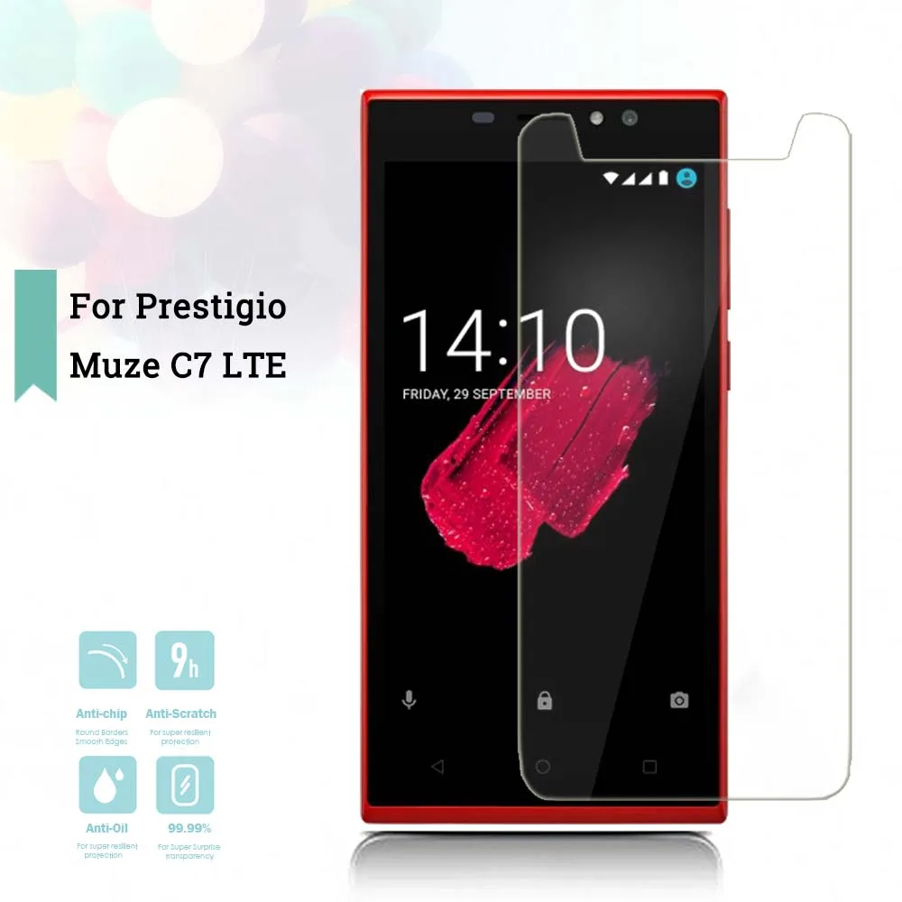 2.5D 0.26mm Ultra Tempered Glass For Prestigio Muze C7 LTE Toughened Protector Film Protective Screen Case Cover Universal | Мобильные