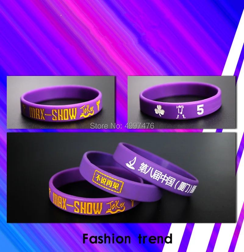 purple bracelet
