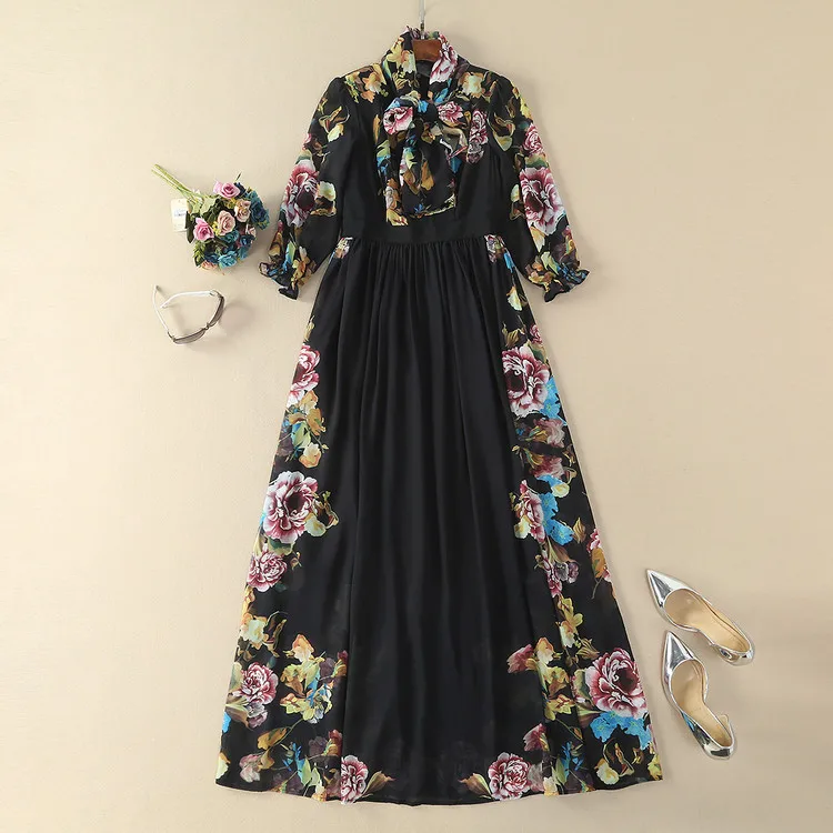 Big black floral dresses (18)
