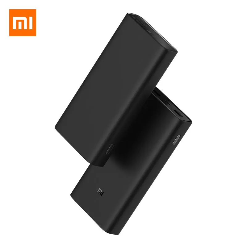 Оригинальный внешний аккумулятор Xiaomi 20000 мАч 3 Mi PLM07ZM с двумя USB выходами