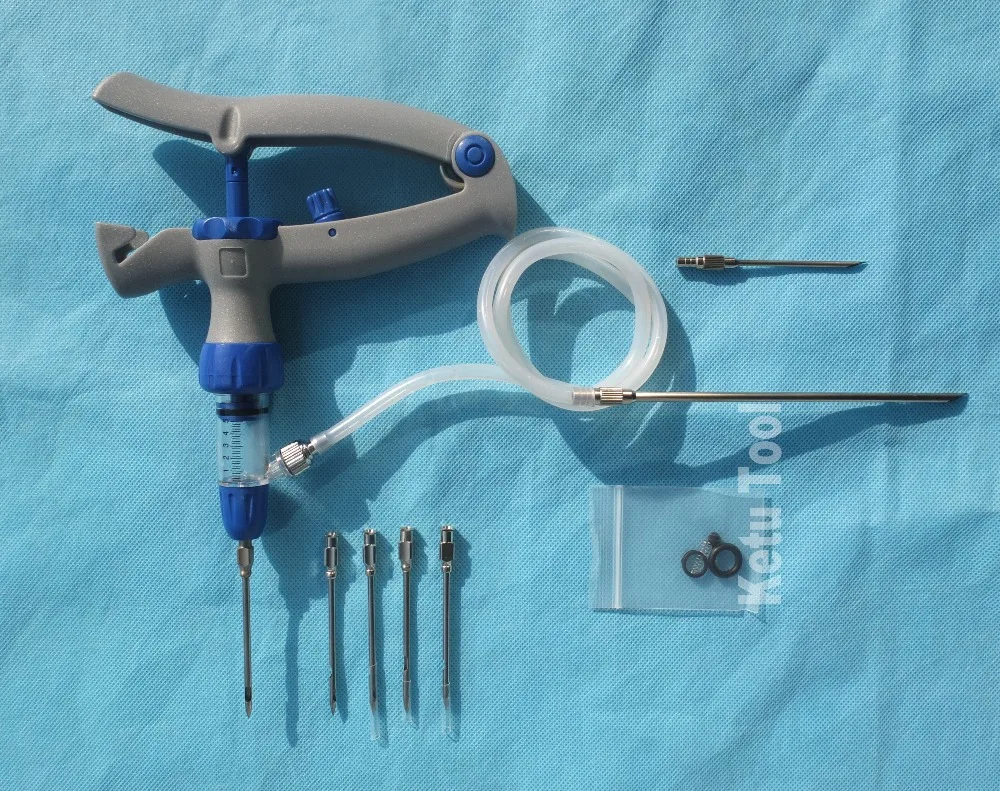 

chef's Turkey Meat Grilling Marinade Brine Continuous Injection Injector Gun