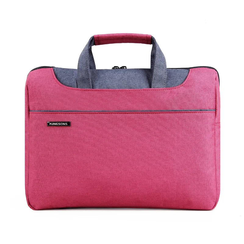 Kingsons Высококачественная сумка для ноутбука для мужчин и женщин, дорожная деловая сумка для ноутбука, вместительная сумка для компьютера 11 13 14 15 дюймов - Цвет: Фиолетовый