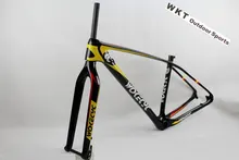 Wokecyc!Обновленный 2016 УД рамка углерода MTB 29 дюймов с вилкой в матче 29 полный горный углерода велосипед рама вилка подседельный 27.2 мм