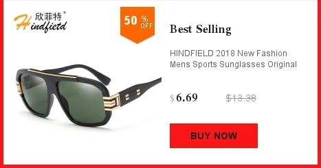 HINDFIELD Топ знаменитые Роскошный Брендовая Дизайнерская обувь солнцезащитные очки Для мужчин модные мужские солнцезащитные очки для