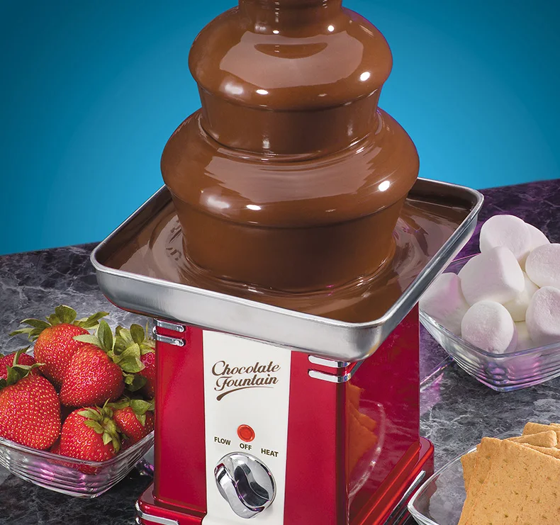 Фонтан-водопад восковые плавки плавильная машина для шоколада горячий шоколад мини Электрический чайник fuente de chocolate