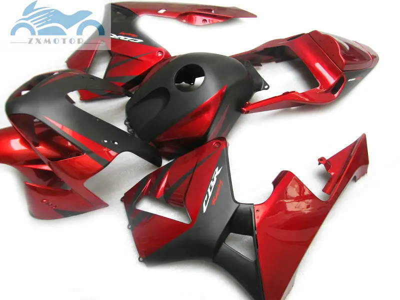 ABS plastic Injection fairing kit fit for Honda CBR600RR 03 04 CBR 600 RR 2003 2004 aftermarket fairing kits red black NY04