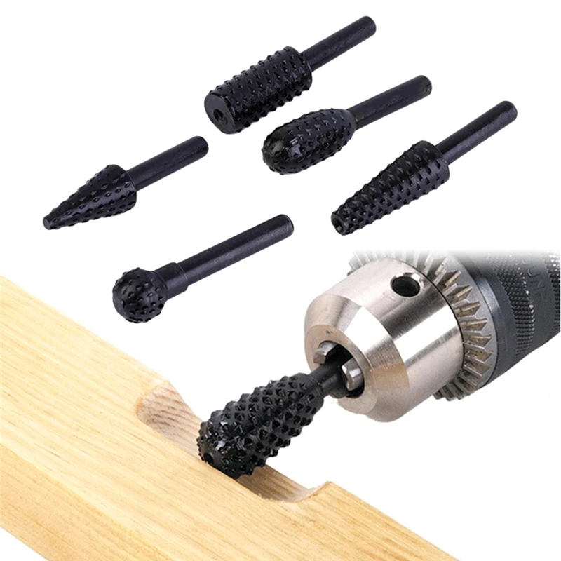 5pcs/lot Power Tools Drill Woodworking Rotating Embossed Grinding Head