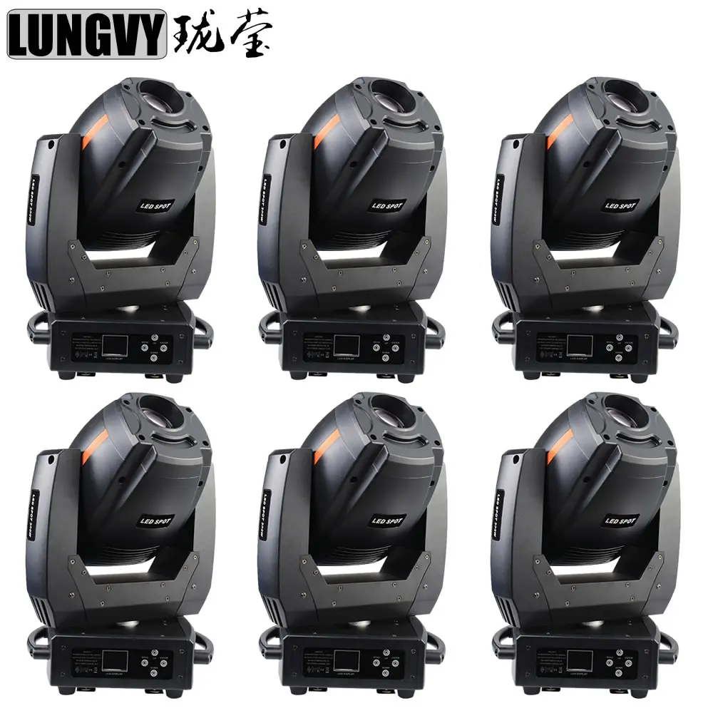 

Free Shipping 6pcs/Lot 2017 New Led Spot Light 300W LED Spot Moving Head Party Disco Dj Stage Light