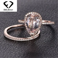 14K Solid Rose Gold Ring Set Diamond Jewelry Fashion Bague Etoile Bizuteria Peridot Gemstone 14k Diamond Engagement Rings Band 14K Solid Rose Gold Ring Set Diamond Jewelry Fashion Bague Etoile Bizuteria Peridot Gemstone 14k Diamond Engagement Rings Band