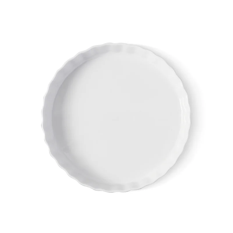 Dishes Plates Pink Blue Baking Tray Baked Rice Dishes Pigmented Porcelain Round 10 Inches Spaghetti Lasagna Dish High Quality