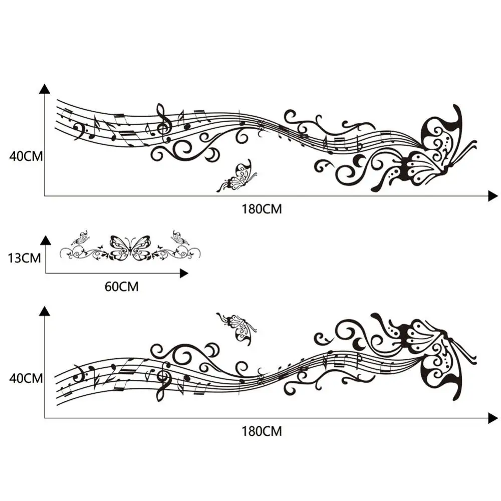 Car Stickers Butterfly Flower Totem Vehicle Body Side Skirt Styling Sticker Decals Butterfly and Flower Design