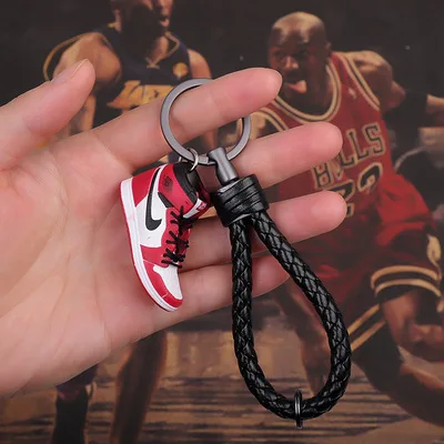 Кроссовки AJ key chain Jordan Баскетбольная обувь стерео сумка для обуви висячая ручная работа автомобильный брелок подарки для пары мужчин и женщин - Цвет: 4