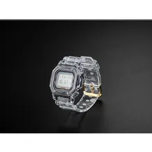 Силиконовый ремешок для часов для DW5600 DW5610, резиновый ремешок, спортивные водонепроницаемые ремешки для часов, прозрачный ремешок для часов, ободок, Новинка