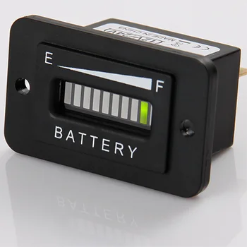 

LED Battery Lead Acid Storage Battery 12/24V Level Indicator for Golf Kart Truck Electric Vehicle Car truck, RV'S RL-BI003
