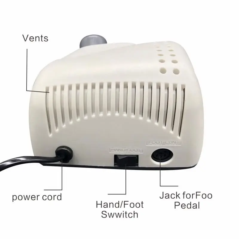 Billig 65W 35000RPM Elektrische Nagel Bohrer Maschine Starke 210 Modell 204 Handstück Maniküre Pediküre Nagel Datei Bit Nagel Kunst ausrüstung