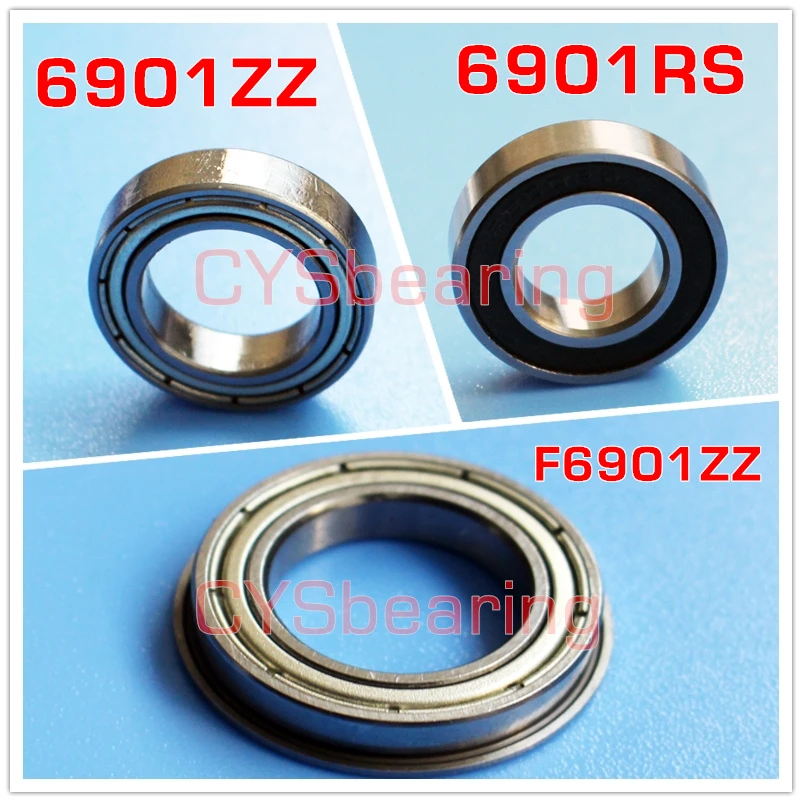 F6901ZZ S6901ZZ S6901RS 6901ZZ 12x24x6mm ceramic SUS440 304 flange ...