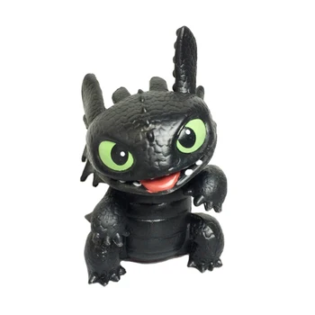 

Servwell Cute Dragon Toothless Cute Tongue Style Mini Night Fury Action figure Doll