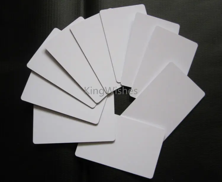 

10PCS/Lot Glossy Inkjet Both Side Printable Blank PVC ID Card No Chip For Canon IP4600 IP4700 IP4680 IP4760 Printer Tray