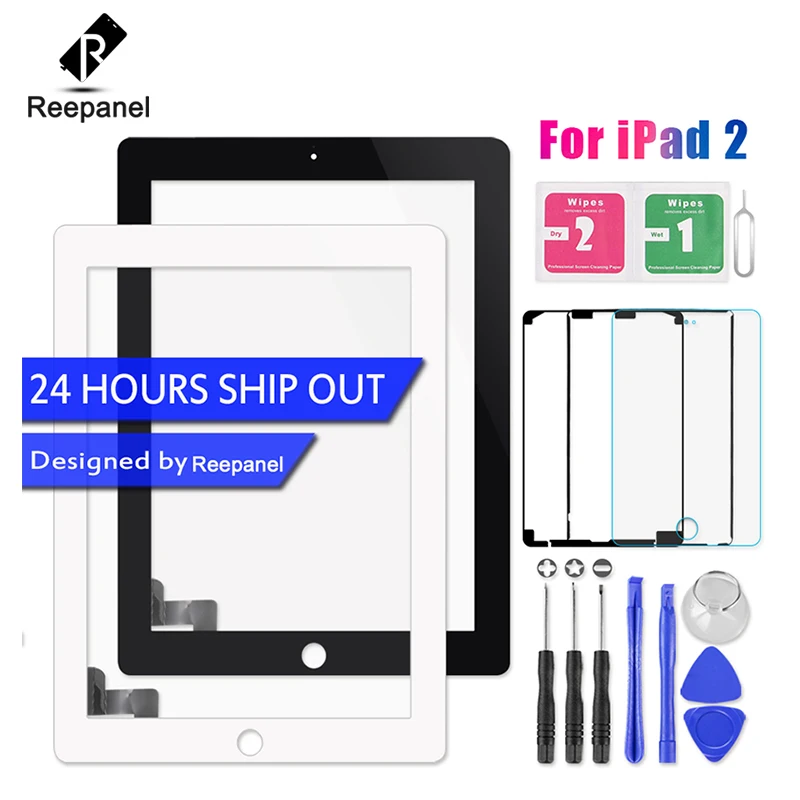 10 шт./лот для iPad 2 Экран iPad2 A1395 A1396 A1397 сенсорный экран с цифрователем сенсорного