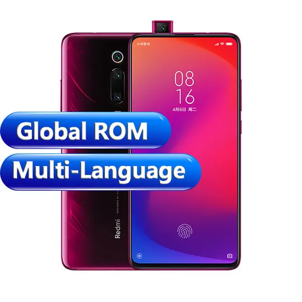 Xiaomi Redmi K20 с глобальной ПЗУ, 8 Гб ОЗУ, 256 ГБ, Смартфон Snapdragon 730, задняя камера 48 МП, всплывающая фронтальная камера 6,3" AMOLED, 4000 мАч - Цвет: Global Rom RED