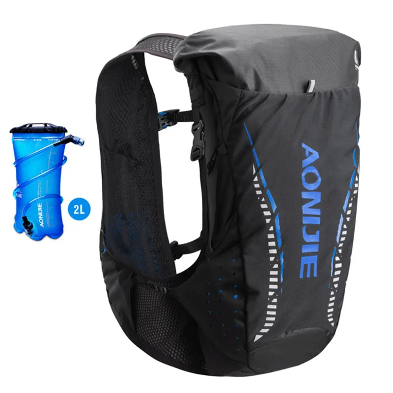 

Aonijie Lightweight Running Bags Backpack Rucksack Bag Vest Hiking Camping Running Marathon Bag + 2L Water Bags C943