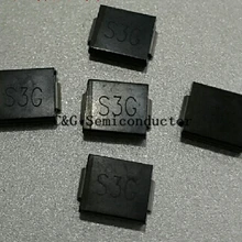 100 шт. S3G 1N5404 SMC DO-214AB SMD чип выпрямительный диод
