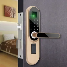 200 отпечатков пальцев емкость цинковый сплав биометрический отпечаток пальца Замок цифровой электронный пароль дверной замок