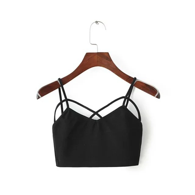 cute black crop tops