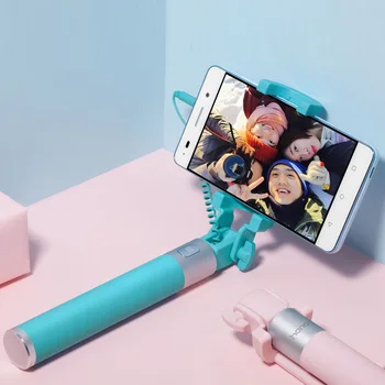 

Extendable AF11 Bracket Selfie Stick Secure Stable Handheld Monopod Wired Self Selfie Stick for Huawei Xiaomi iPhone Android