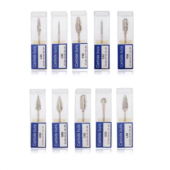

10pcs Dental Tungsten Carbide Burs Drill Cutter 2.35mm for Polisher Handpiece