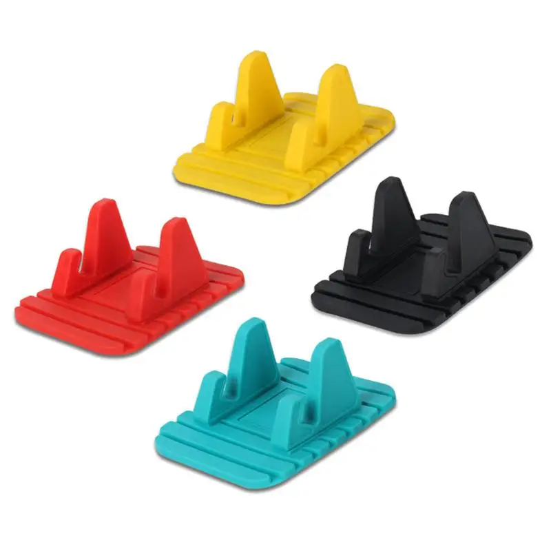 

Multifunctional Vehicle Mounted Mobile Phone Navigation Support Holder Silicone Car Dashboard GPS Desktop Stand Bracket