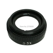 0.35X промышленный цифровой микроскоп с камерой дополнительный объектив для стандартного C интерфейса Барлоу стеклянный объектив