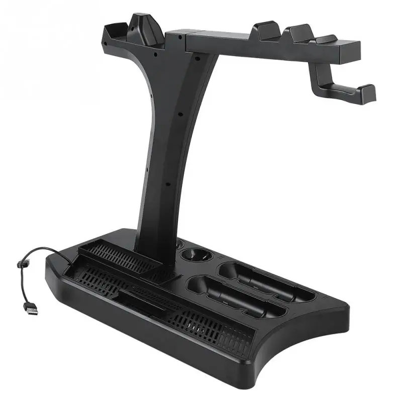 

Multifunctional Stand for Universal Game Disk Storage Tower for PS4/PS4SLIM/PS4 PRO/PSVR Built-in 2pcs High-speed And Quiet Fans