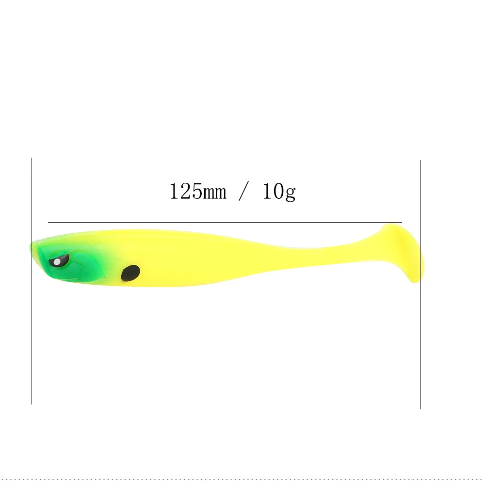 Swimbait рыболовная приманка, мягкая рыба, 120 мм, 10 г, 4 шт., поворотная Мягкая приманка, силиконовая приманка, резиновая приманка