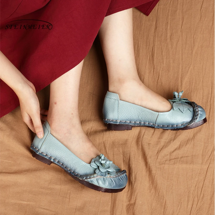 

2018 Autumn women ballet flats oxford flat shoes soft leather shoes ladies slip on pregenent black loafers flats boat shoes