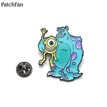 

20pcs/lot Patchfan cute alloy pins badges para shirt bag clothes cap backpack shoes brooches badges medals A1598