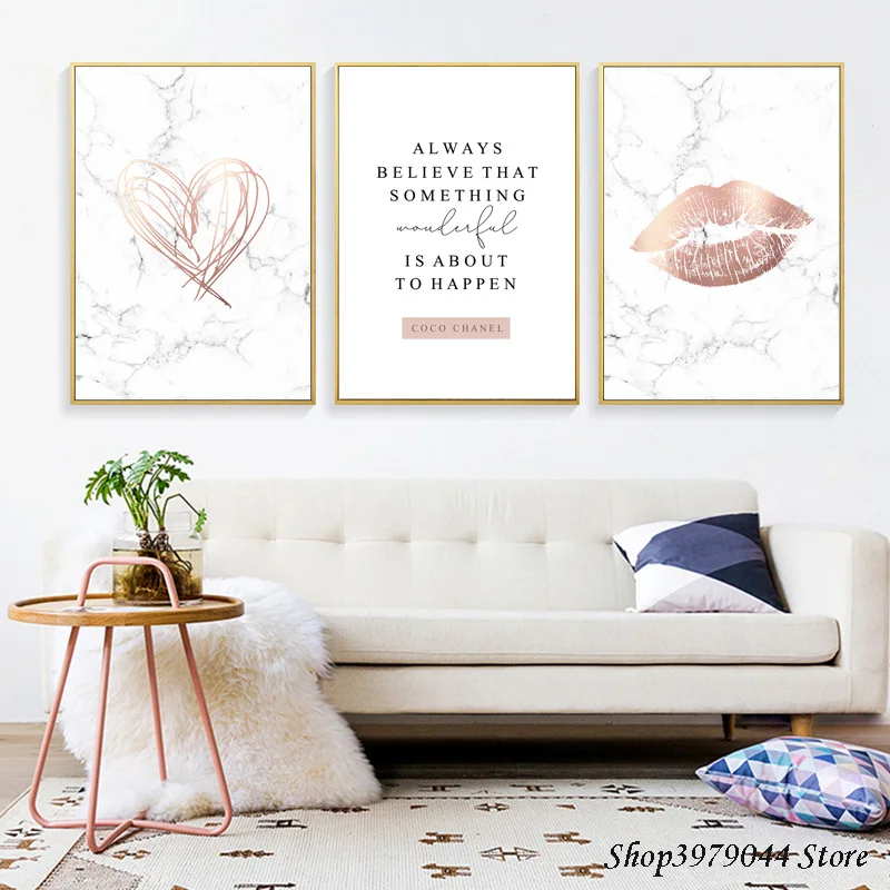 Marble-style-Posters-And-Prints-Nordic-Poster-Pink-Abstract-Painting-Art-Letter-Quadro-Wall-Pictures-For