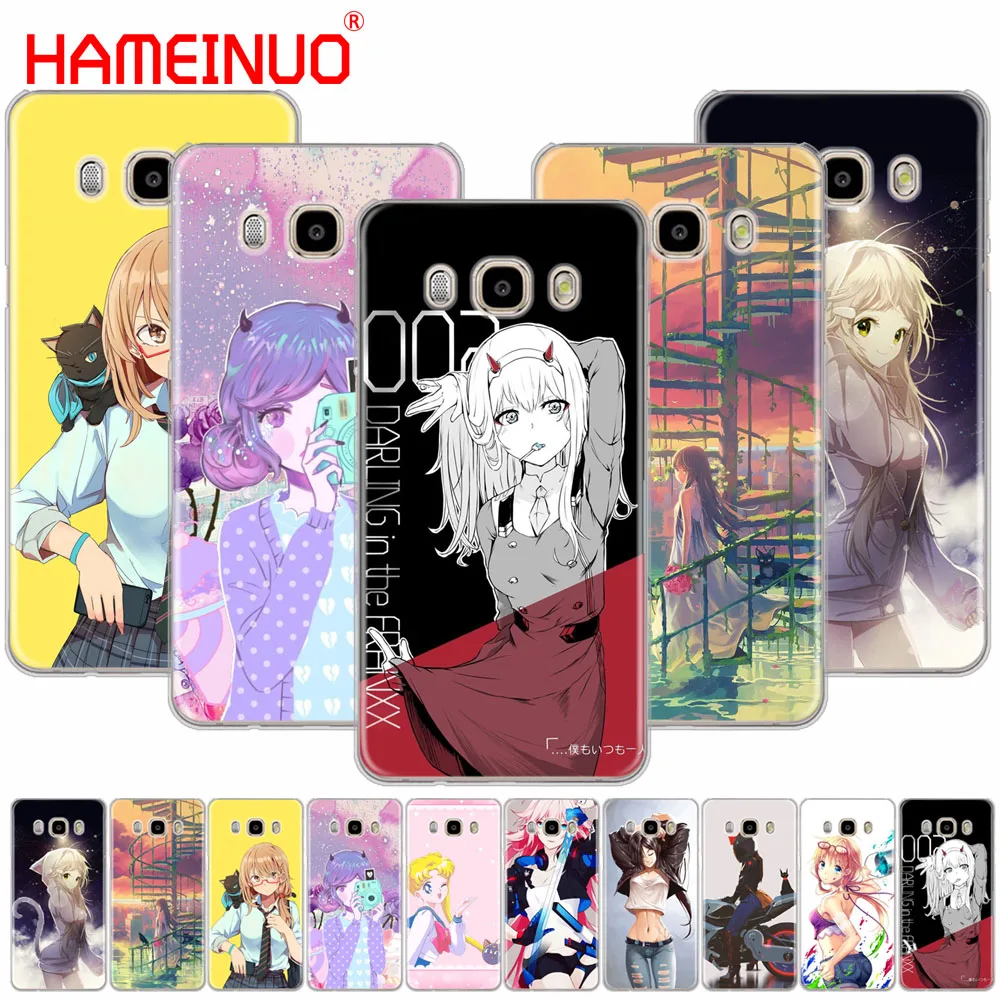 HAMEINUO THE font b Anime b font girl 02 cover phone case for Samsung Galaxy J1