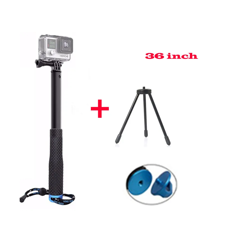 New GoPro Extendable Handheld monopod Selfie Stick Mini Tripod for GoPro Hero 5 4 3 3