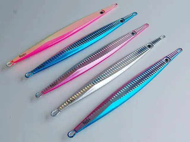 US $18.99 5PCS Deep sea Fishing Spoon Lure Night Luminous Metal Jig Jigging Lure Jigbait spoon baits 80/100/1