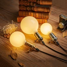 4 шт. G80 7 Вт теплый свет светодио дный лампы пузырь лампы Ball E27 декоративный свет дома Освещение Гостиная Спальня бар отеля Лучшие